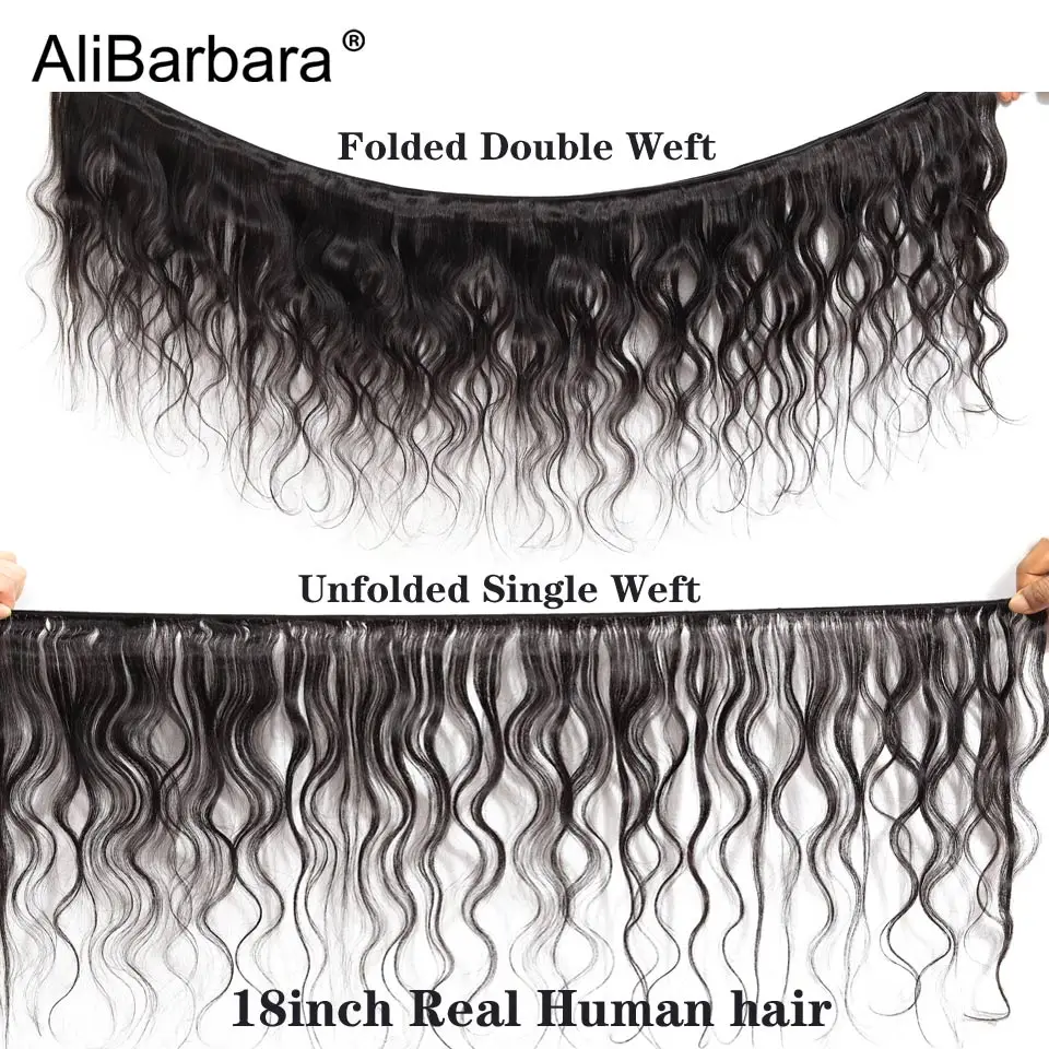 Перуанские волнистые пучки 100% человеческие волосы Реми искусственное