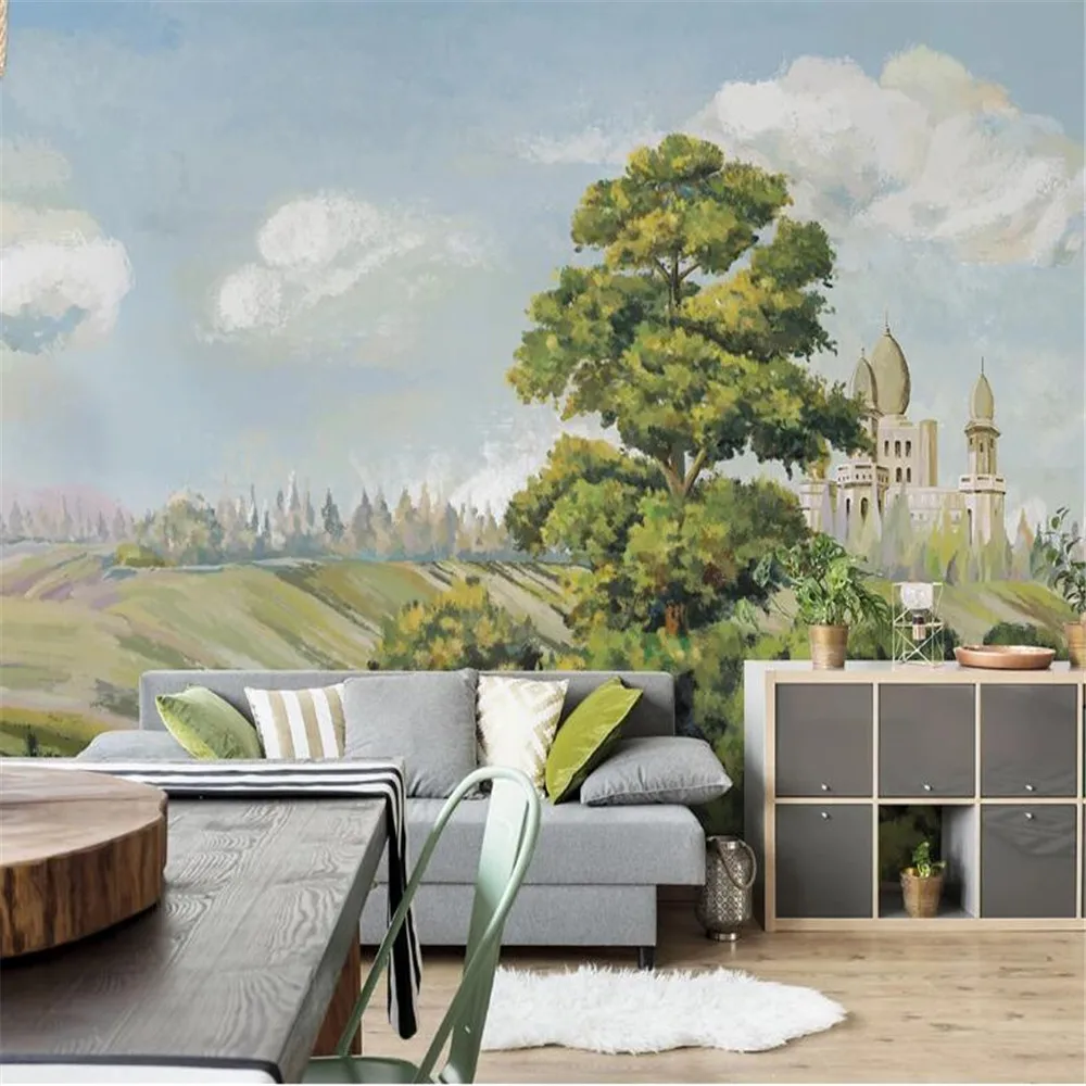 

milofi manufacturers custom wallpaper mural 3d medieval western painting background wall decorative painting oil painting