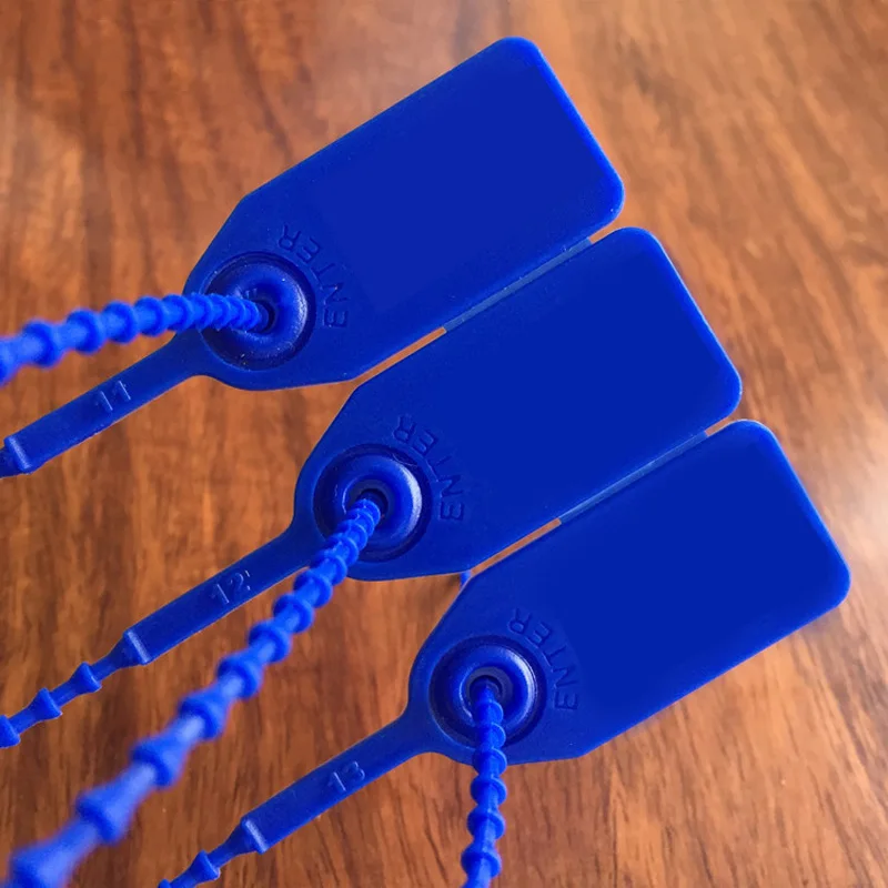 Пластиковые бирки пронумерованные стяжки безопасные анти тамперные уплотнения