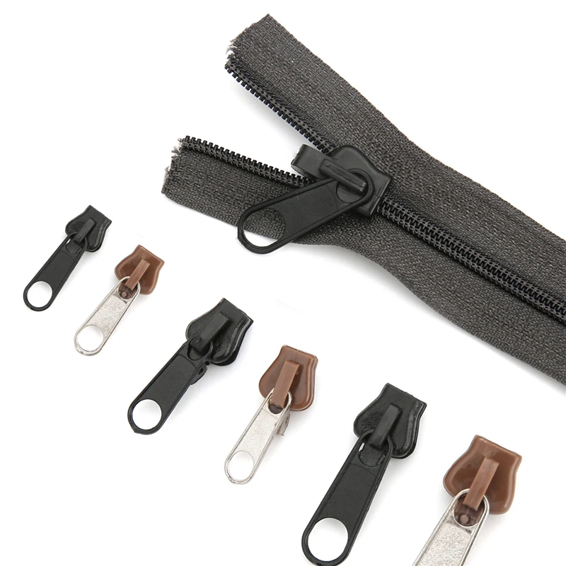 

6PCS Instant Zipper Universal Instant Fix Zipper Repair Kit Replacement Zip Slider Teeth Rescue Zippers For 3 Different Size
