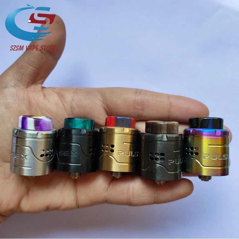 Сменные Атомайзеры Pulse X BF RDA для вейпа емкость 22 мм вертикальная сборка 510 Thread