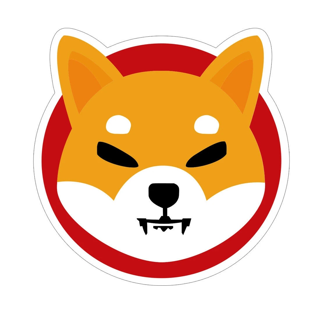 

Crypto SHIBA Sticker - Car Truck vinyl Decal SHIB Inu Cryptocurrency Cartoon Anime Graffiti Custom Printing Waterproof Sticker