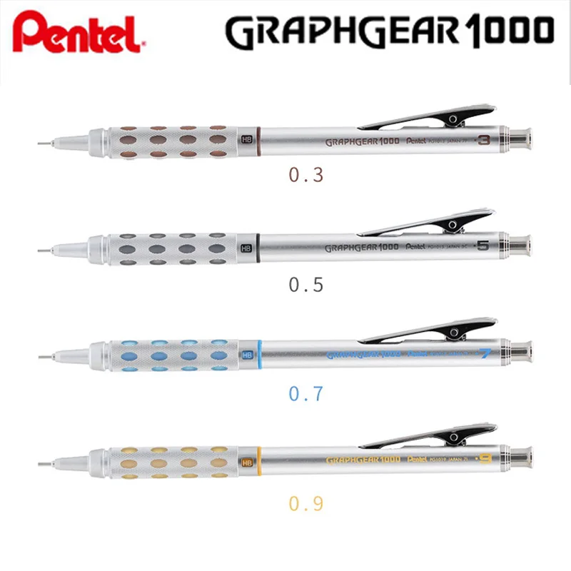 Механический карандаш Pentel GraphGear 1000 0 3/0 5/0 7/0 9 мм 1 шт. | Канцтовары для офиса и дома