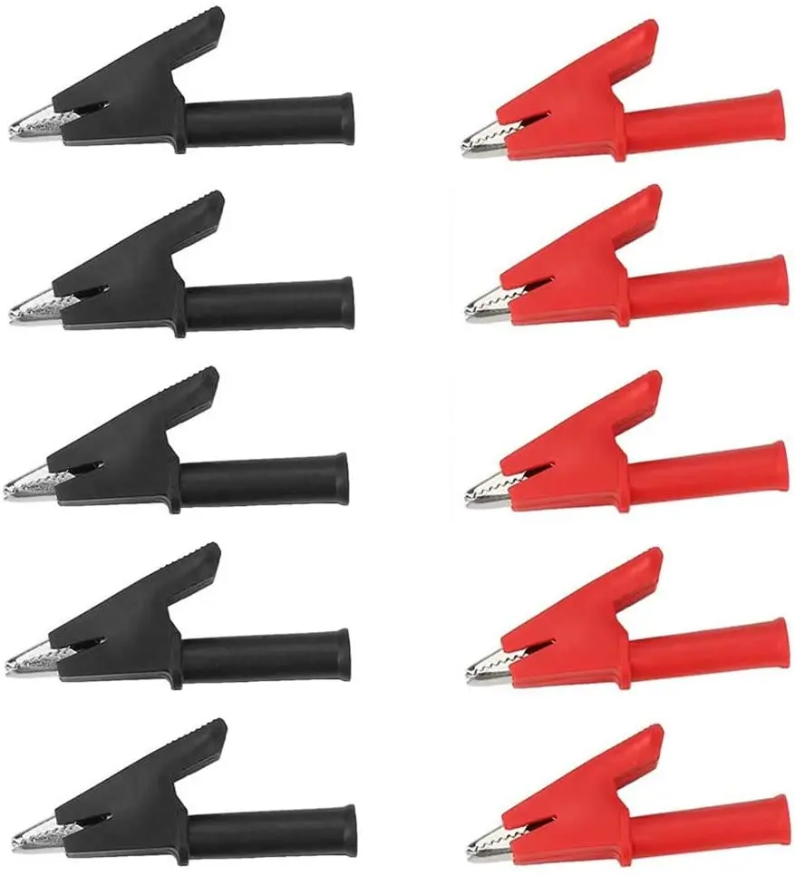 Электрический зажим типа Аллигатор сделай сам из металла 2 шт. 15 А для проверки