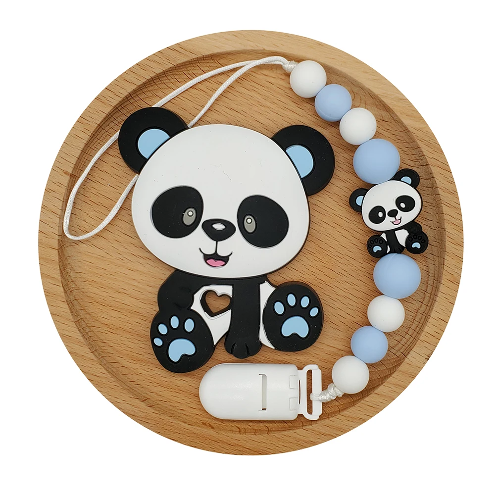 Силиконовые Прорезыватели для зубов Happy держатель соски с мультипликационным