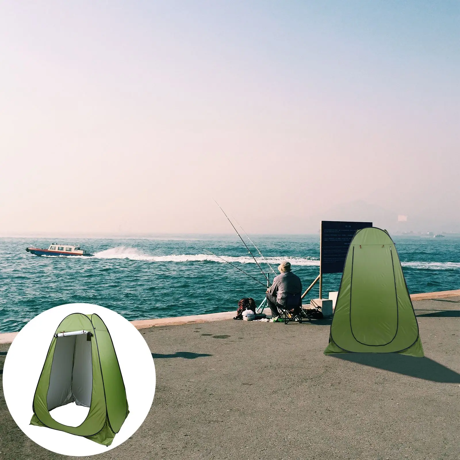 

Outdoor Camping Traveling Durable Colorful Tents Changing Room Shower Tent