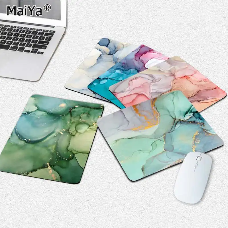 

Коврик для мыши MaiYa, с мраморным рисунком вкусного мороженого, высокоскоростной
