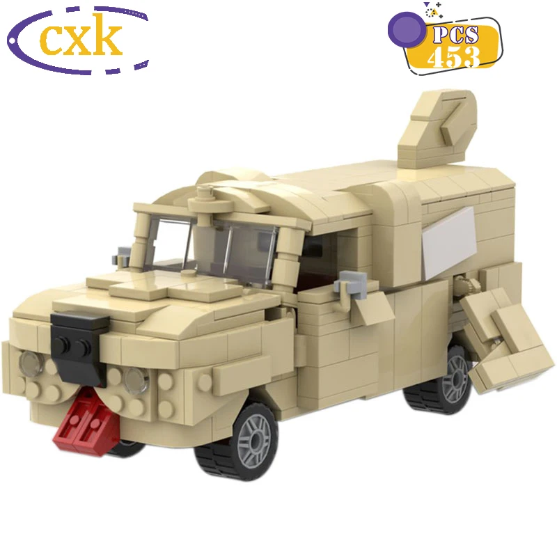 

Строительные блоки Moc гвоздики Мутт кутс собака фургон высокотехнологичный RV автомобиль кемпинг Душ лагерь автобус игрушки для детей подар...