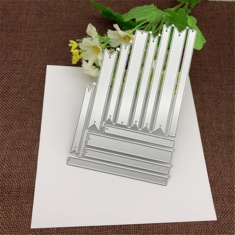 2019 узкая лента металлическая Форма для высечки сделай сам Скрапбукинг