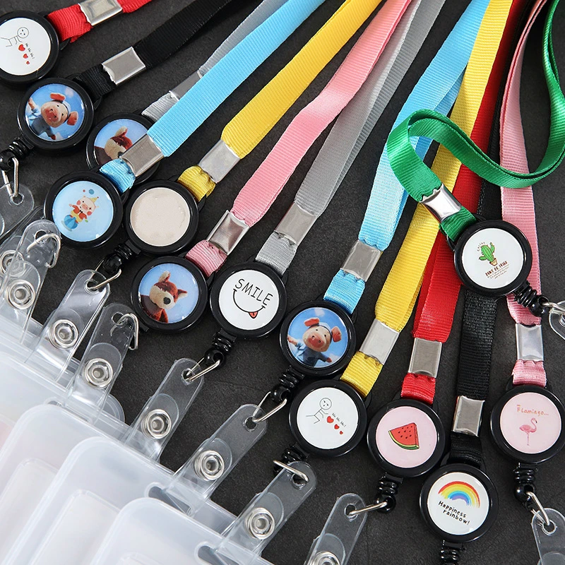 1 шт. ПВХ с поросенком из мультика Жираф держатель для карт сотрудников больница