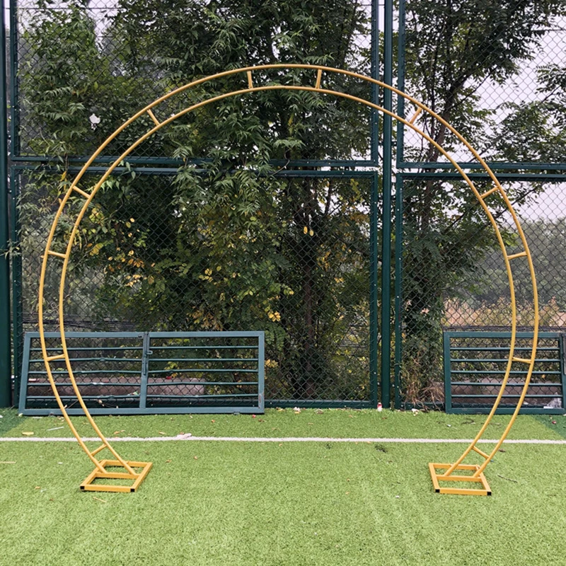 Открытый Свадебный Арка свадебный фон Двойной арки цветок стенд вечерние