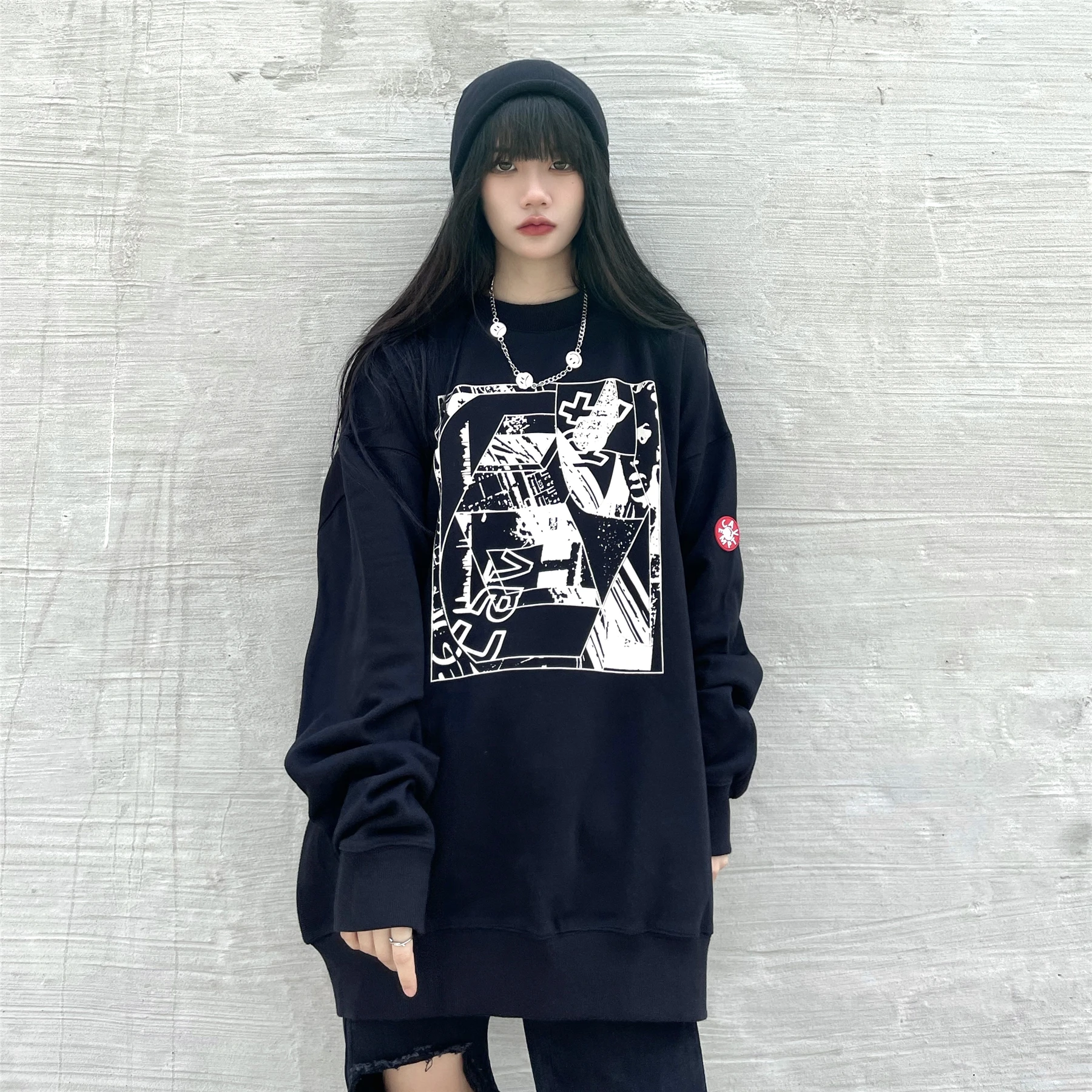 

Hip Hop Brand C.E Vintage Print Black Couple Hoodies Men's Hoodies Oversized Hoodie Y2k Women's Sweatshirt Hooded Sweatshirt
