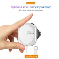 group vertical wireless car charger for iphone12 mount magnet adsorbable phone car holder wireless charger r27