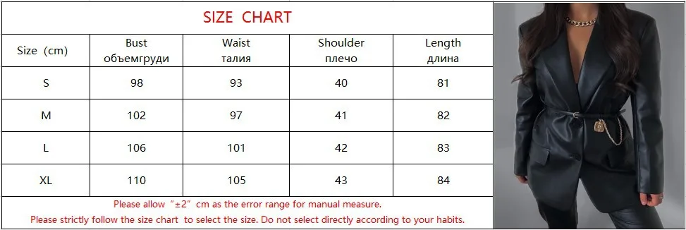 

Mandylandy Casual Female Leather Jacket Without Belt Women Faux Leather Jackets Suit Collar Faux Pocket Coats