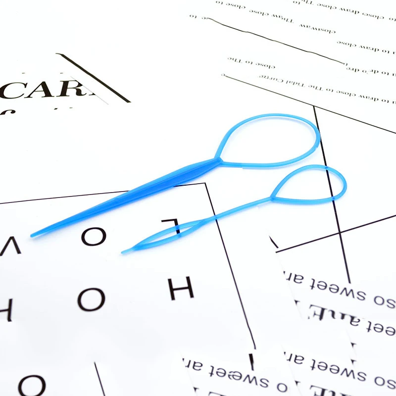 

Pratical Easy To Use 2pcs Topsy Tail Hair Braid Ponytail Maker Styling Tool Hair Accessories Hair Make Braiders Tool