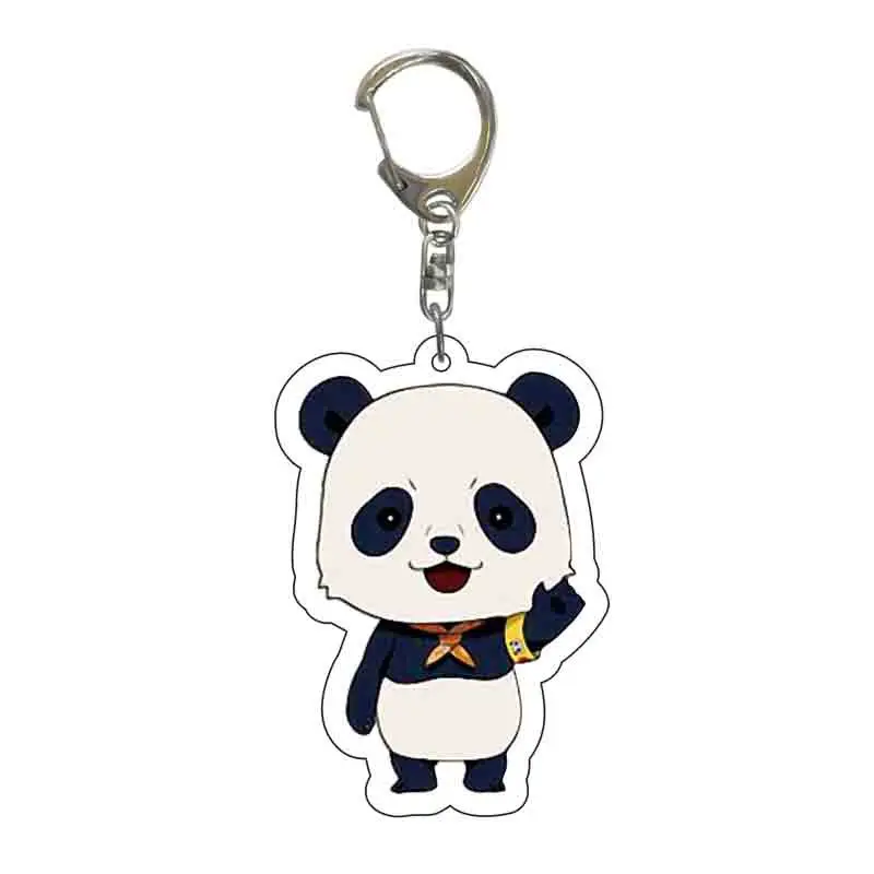 

New Hot Anime Jujutsu Kaisen Keychain Pendant Student Backpack Key Chain Give Friend Key Ring Christmas Birthday Gift