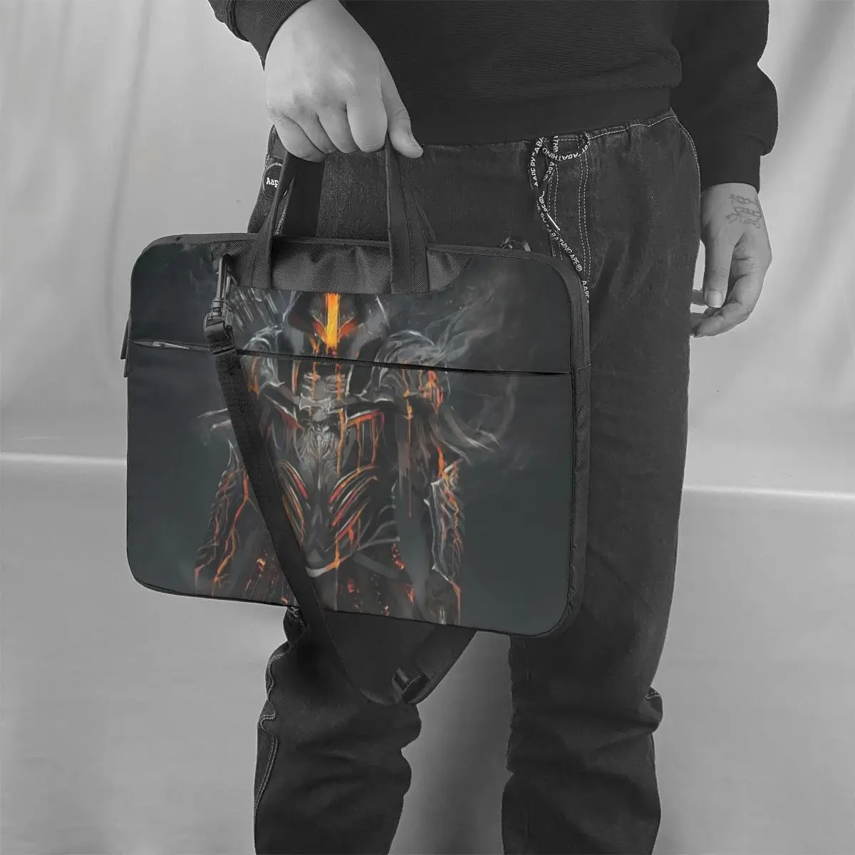 

Assassins Creed Odyssey Laptop Bag Case Protective Vintage Computer Bag Travel With Handle Laptop Pouch