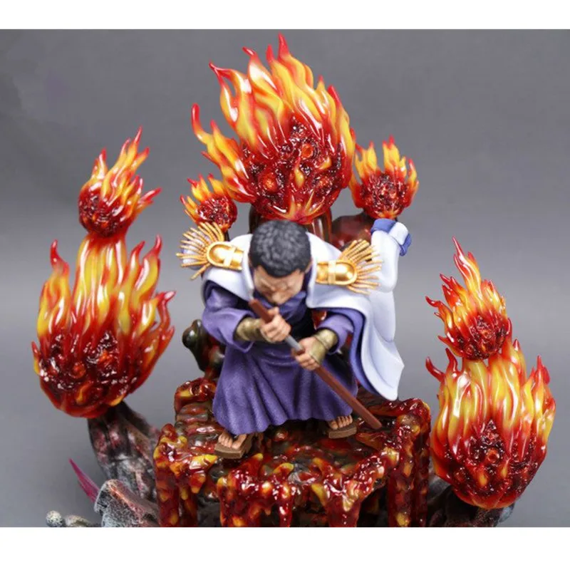 

ONE PIECE Statue Issho Navy Headquarters Senior General Bust Rattan tiger GK Action Figure Collectible Model Toy BOX 37CM Q836
