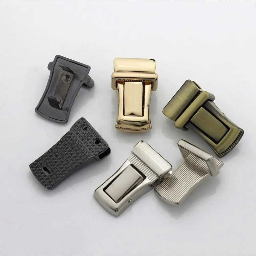 Metal Press Lock Tongue Clasp for DIY Shoulder Handbag - Bag Hardware & Accessories - 1 Piece image 6