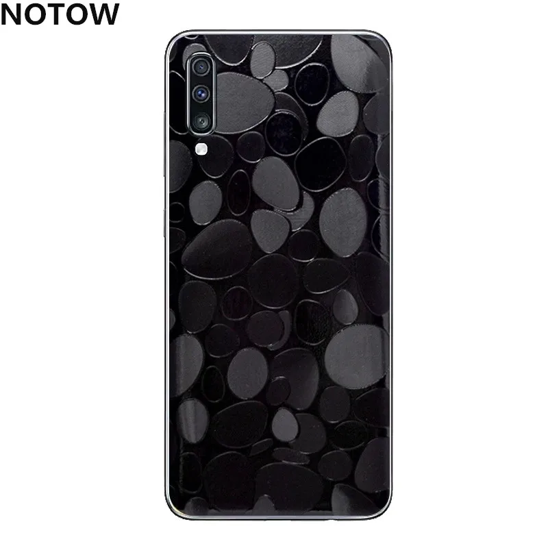 Stone pattern NOTOW крокодиловая кожа ПВХ наклейка обертывание кожи мобильный назад паста Защитная пленка для samsung Galaxy A10/A20/A30/A50/A60/A70/A80 - Цвет: Stone pattern
