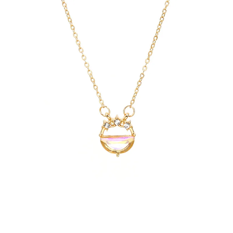 

Star Moon Symphony Fairy Pendant For Girls Simple Temperament Necklace Female All-match Fashion Odontoid Clavicle Chain