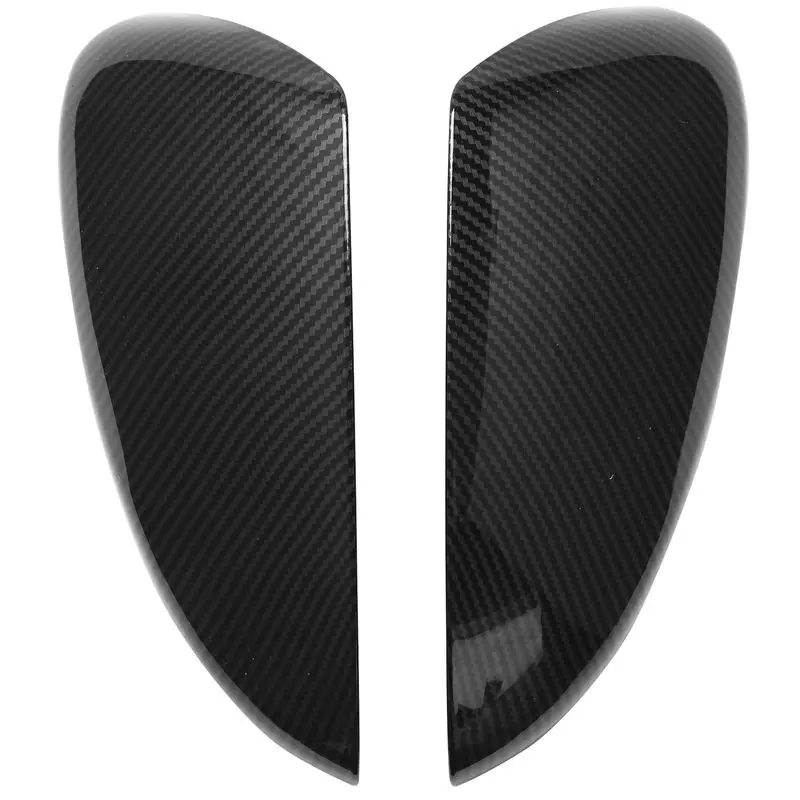 Автомобильная накладка зеркала заднего вида из углеродного волокна подходит для
