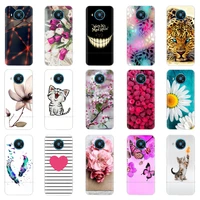 case for nokia 8 3 case silicone flower floral painted back cover for nokia 8 3 5g case bumper painted shells 6 81 shockproof