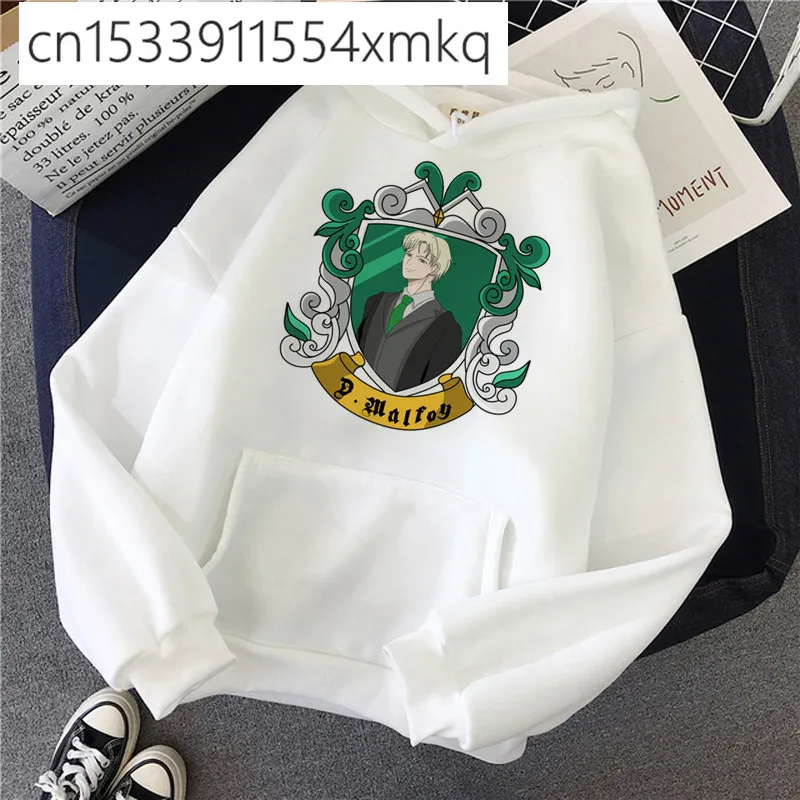 

Горячая Распродажа, худи Draco Malfoy для душевных свиданий, Женская кавайная зимняя теплая Новогодняя толстовка с капюшоном, Мультяшные женские...