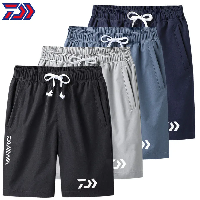 

2021 New Daiwa Fishing Shorts Summer Sport Cotton Quick Dry Men Fishing Clothing Plus Size DAWA Breathable Fishing Pants