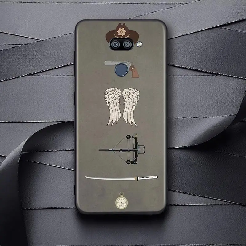 

The walking dead For LG K22 K71 K61 K51S K41S K30 K20 K50S K40S Q60 V60 V50 V40 V35 V30 G8 ThinQ Black Phone Case