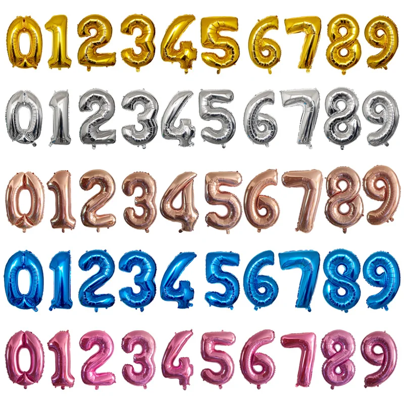 Розово золотые шары для вечеринки письма с поздравлениями днем рождения