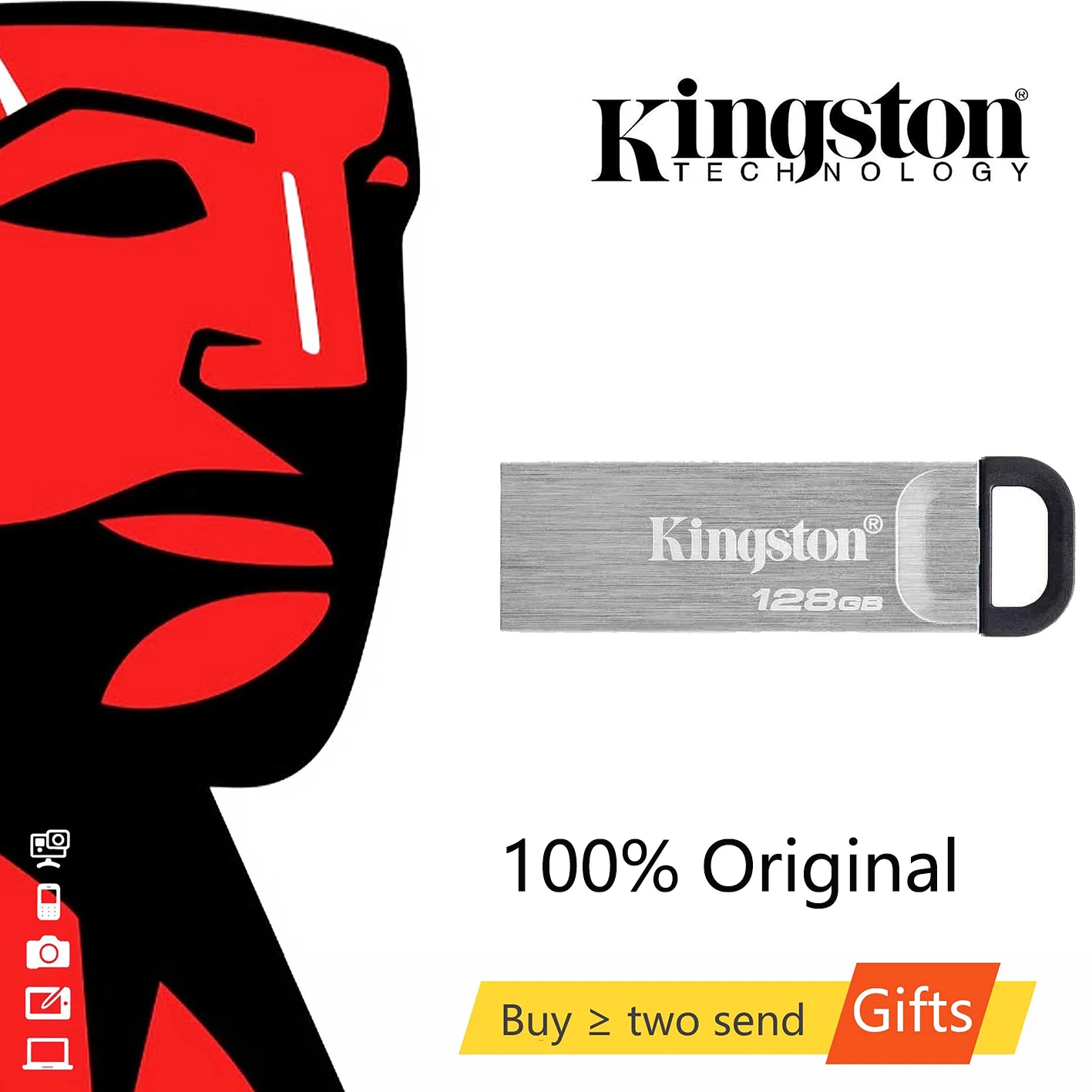 USB флеш-накопитель Kingston 128 поколения 1 флешка 32 ГБ 64 DTKN DataTraveler Kyson диск 256 |