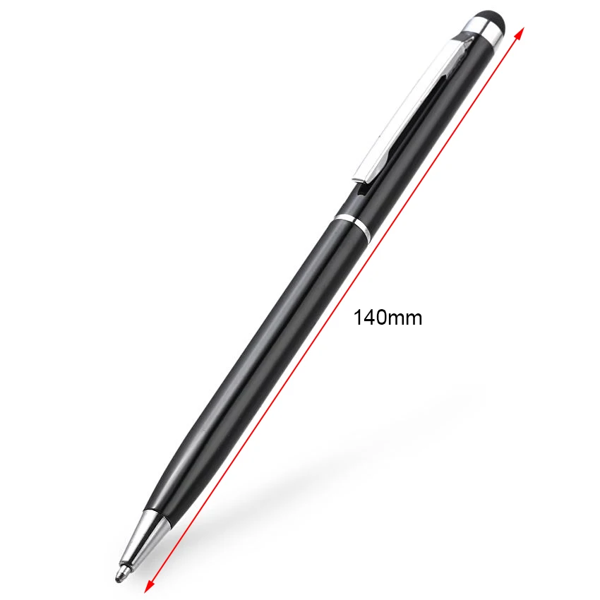 

1 PC Touch Screen Stylus & Ballpoint Pen for Mobile Phone Black Drop Material Escolar New Stationery
