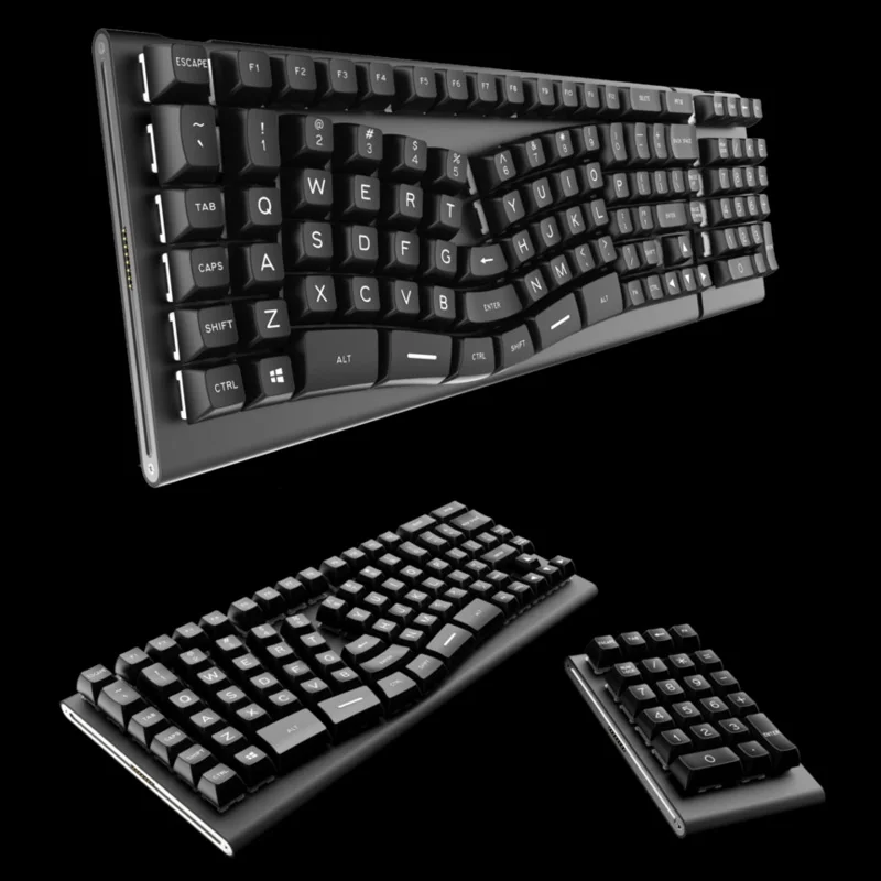 X Bow Knight Plus эргономичный SA ABS брелок для ключей 86 кнопок оптические переключатели