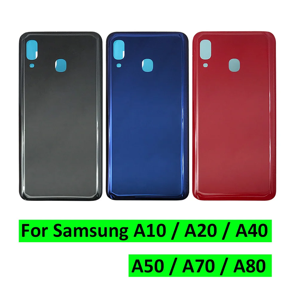Новая задняя крышка для Samsung Galaxy A40 A50 A70 A405F A505F A705F A10 A20 A80 Крышка батарейного отсека