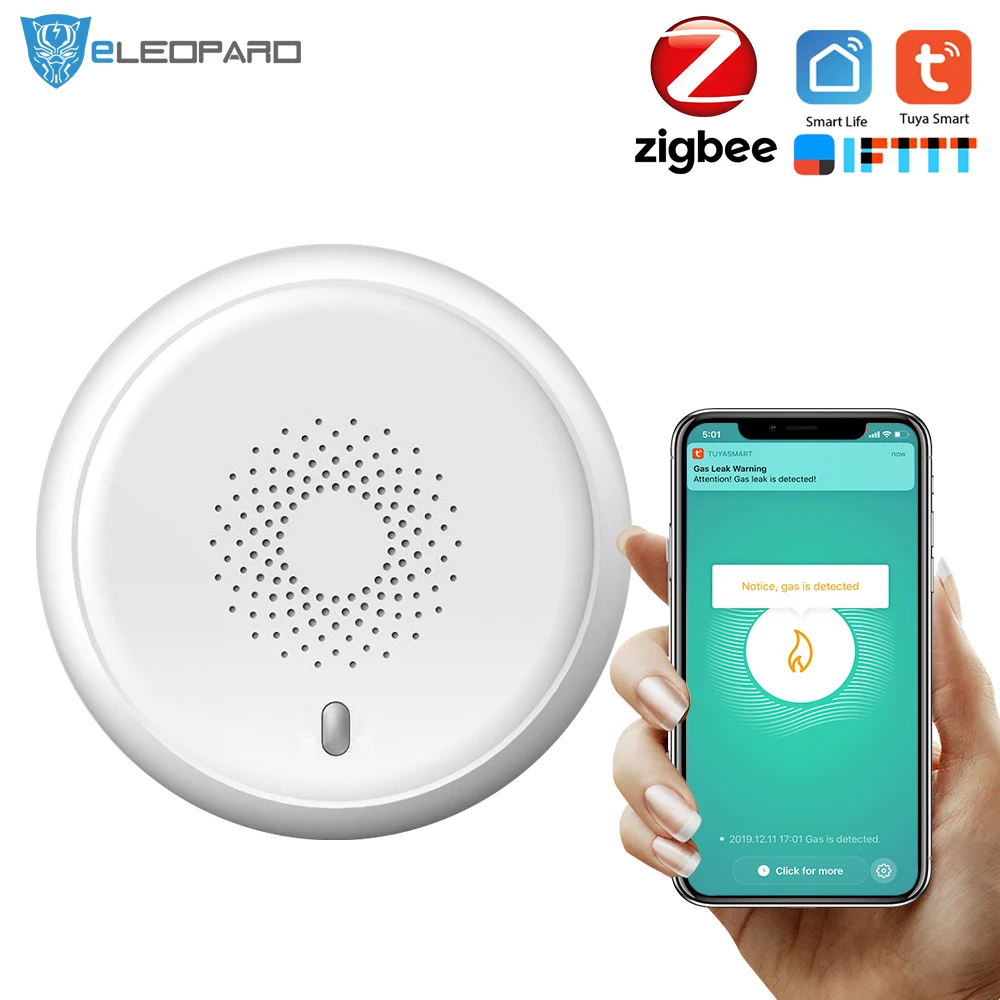 ELEOPARD Zigbee Детектор газа сигнализация обнаружение утечки природного горючего