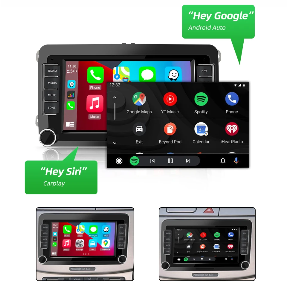 grandnavi android for vw volkswagen skoda octavia ll golf 5 6 seat altea car radio 2din gps navigation auto multimedia player 7 free global shipping