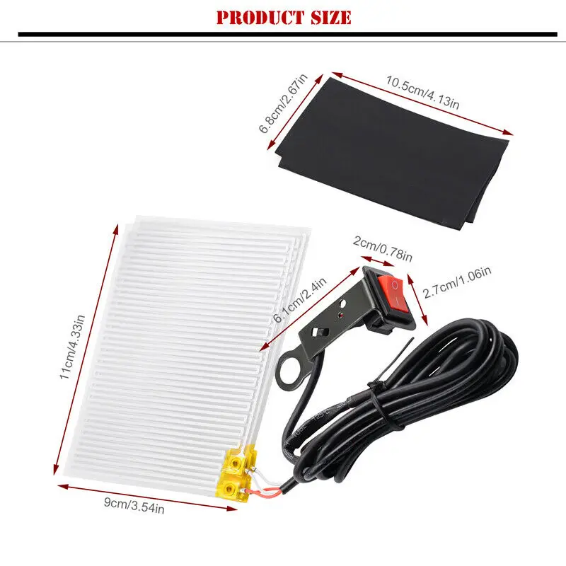 

10W Heated Hand Grip Pad Accessory Beautiful Motorcycle Parts Replacement