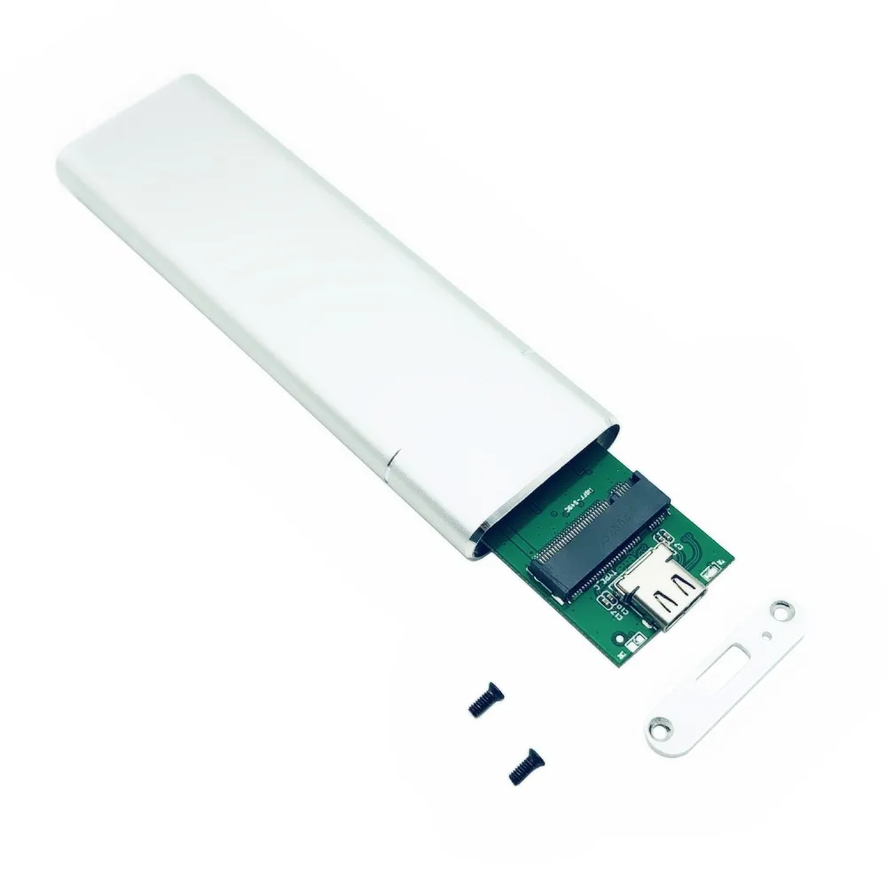 Адаптер для жесткого диска с USB 3 1 на M.2 NGFF SSD Чехол карт HDD кабелем Type-C 2230/2242/2260/2280 m2