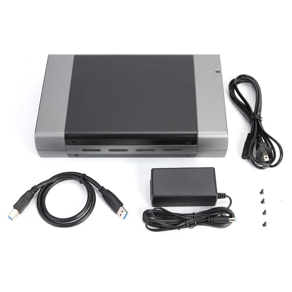 5.25 inch External Hard Drive Enclosure SATA to USB Type-B US Surface Treatment By Spraying Adapter Simple Installation for PC