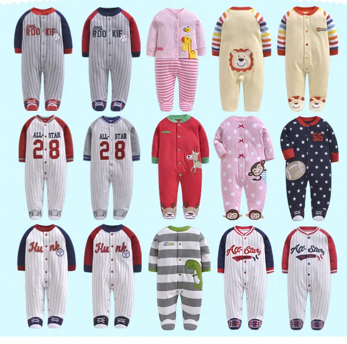 Детский комбинезон для новорожденных Осенний хлопковый MVP мальчиков и девочек с
