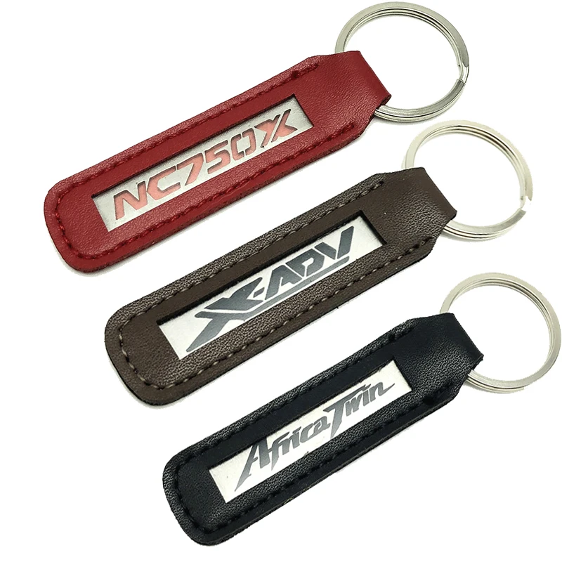 Кожаный брелок металлический для ключей с кожаным мотоциклом подходит HONDA NC750X X ADV