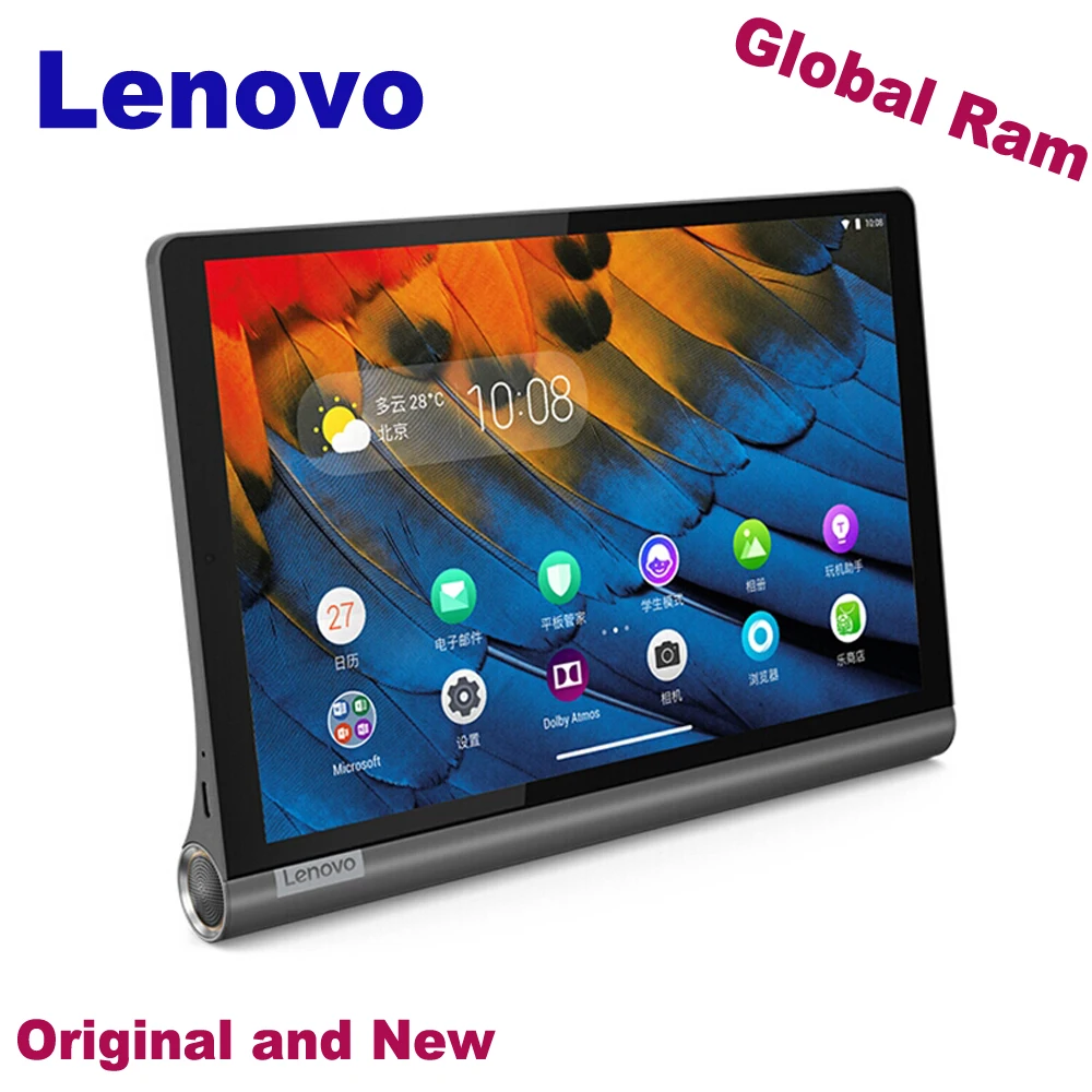 Global Firmware Lenovo YOGA Tab 5 YT-X705F 10.1 inch 4GB 64GB Android 9 Pie Qualcomm Snapdragon 439 Octa-core Tablets PC 7000mAh