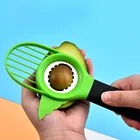 3 в 1, нож для резки авокадо, каши, масла, фруктов, резак, сепаратор целлюлозы, пластиковый нож, кухонные инструменты для овощей, кухонные гаджеты