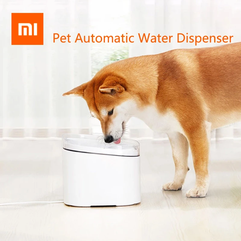 Xiaomi Mijia котенок щенок диспенсер для воды для домашних животных кошка 2L Электрический фонтан для животных Автоматический Смарт-чаша для собачьего питья продукт для домашних животных