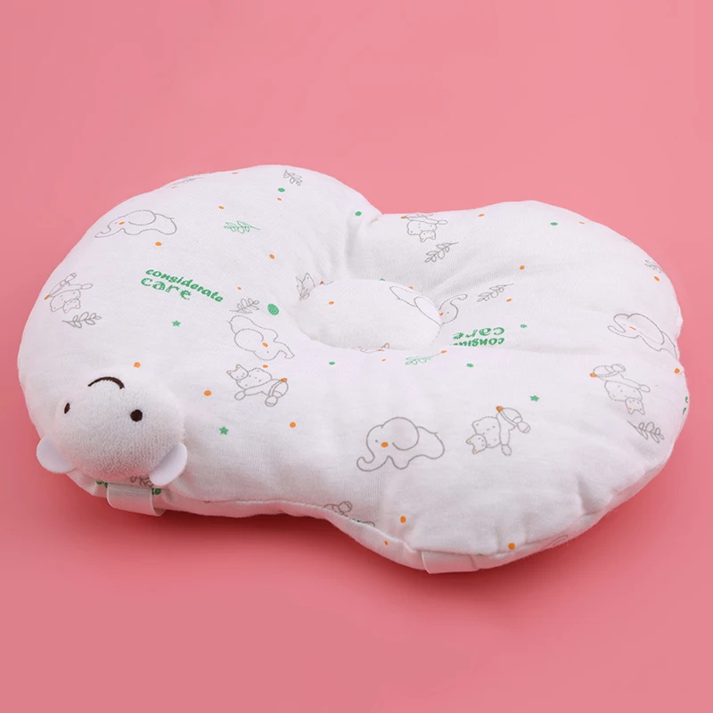 

Baby Nursing Pillow Anti Roll Foam Pillow Prevent Flat Head Neck Support Newborn Sleeping Cushion Cartoon Concave Head Shaping