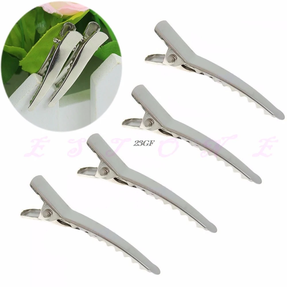 

10pcs New 34mm Metal Single Prong Alligator Bow DIY Hair Clips 2020