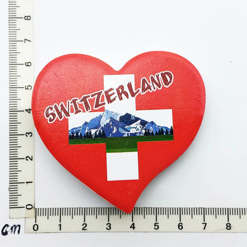 

(Switzerland)Fridge Magnet Creative Travel Commemorate Crafts 33D Ornaments Magnetism Resin Material Refrigerator Stickers