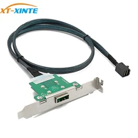 xt xinte mini sas server transmission cable sff 8088 female to sff 8643 computer hard disk server base station data cable 60cm