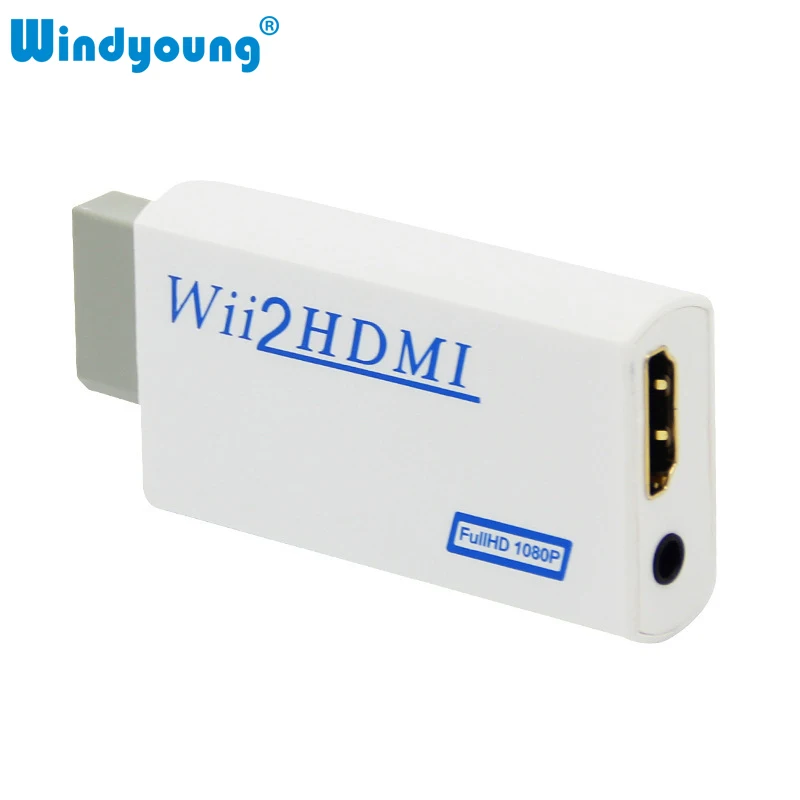 Преобразователь Wii в HDMI для HDTV преобразователь с поддержкой FullHD 720P 1080P 3 5 мм аудио 2